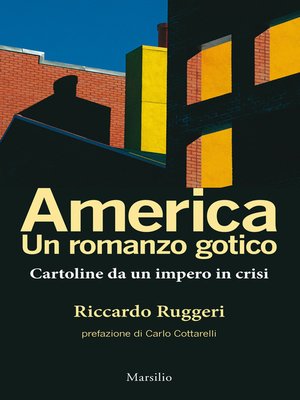 cover image of America. Un romanzo gotico